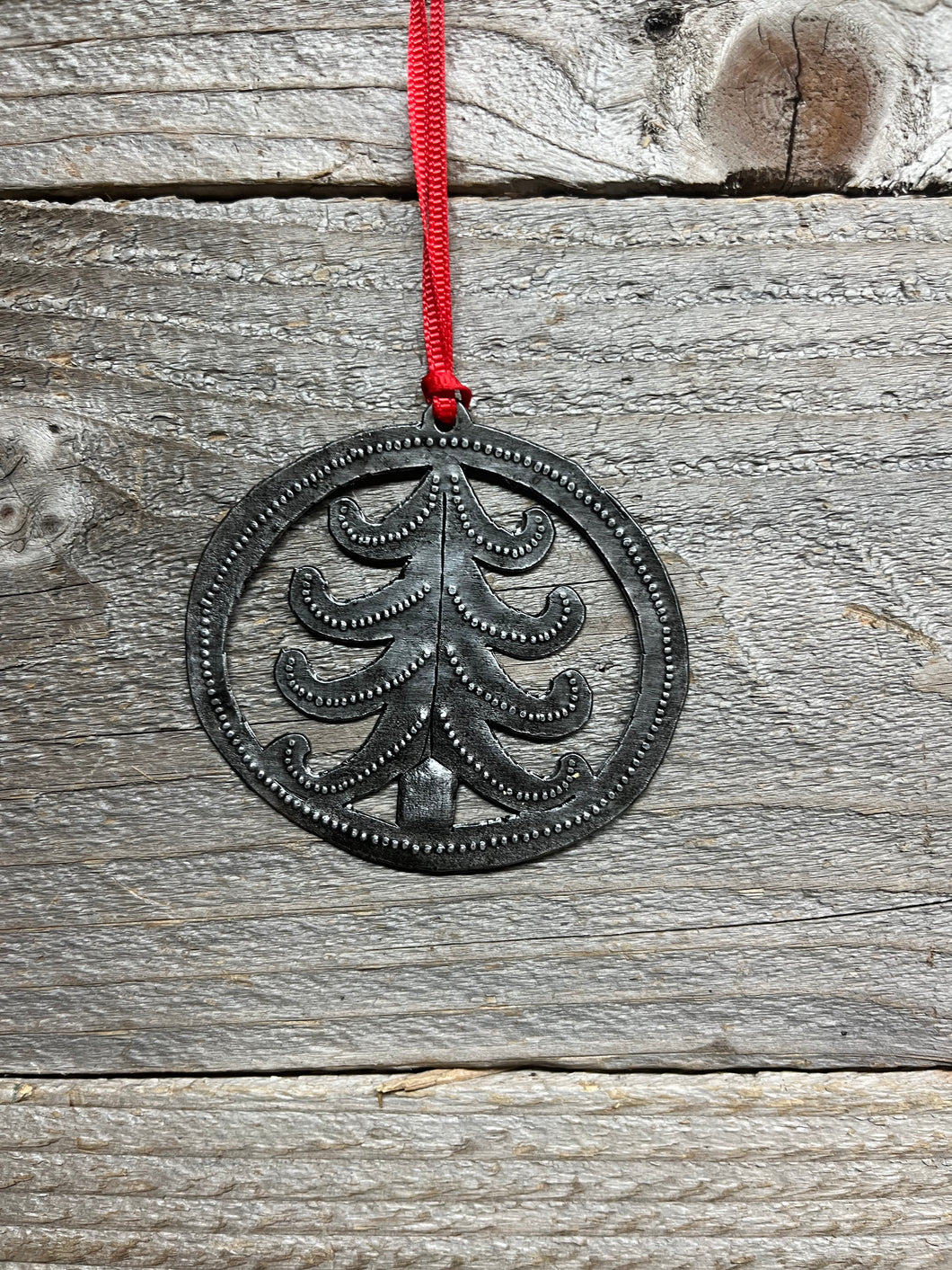Christmas Tree Circle Ornament