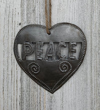 Load image into Gallery viewer, Heart Peace Ornament