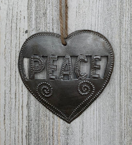 Heart Peace Ornament