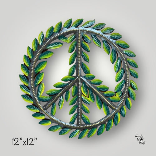 Tree Peace Sign - Painted