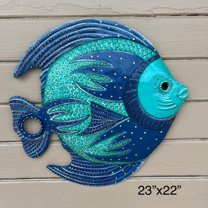 Blue 23” Fish