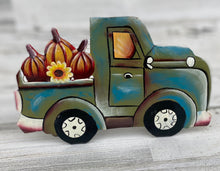 Load image into Gallery viewer, Fall Blue / Green Pumpkin Truck