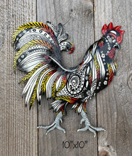Load image into Gallery viewer, Black &amp; White Rooster - Small