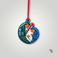 Load image into Gallery viewer, Nativity Ornament - Blue Green