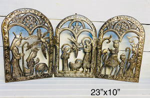 Tri Fold Nativity Rounded - 23”