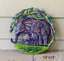 Load image into Gallery viewer, Mom and Baby Elephant - Painted