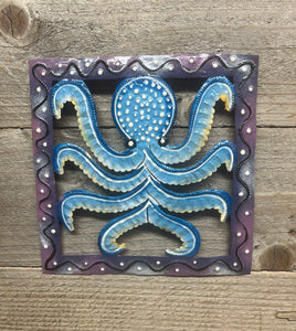 Octopus Square - Painted