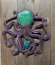 Load image into Gallery viewer, Purple Colorful Octopus