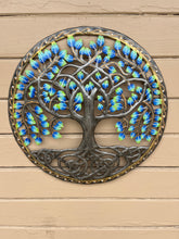 Load image into Gallery viewer, Blue Multi Color Tree of Life 22”