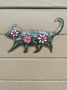 Colorful Floral Cat