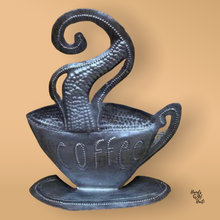 Load image into Gallery viewer, Coffee Cup Freestanding - Single Swirl