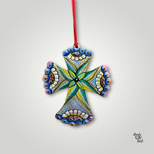 Cross Ornament - Multi Color