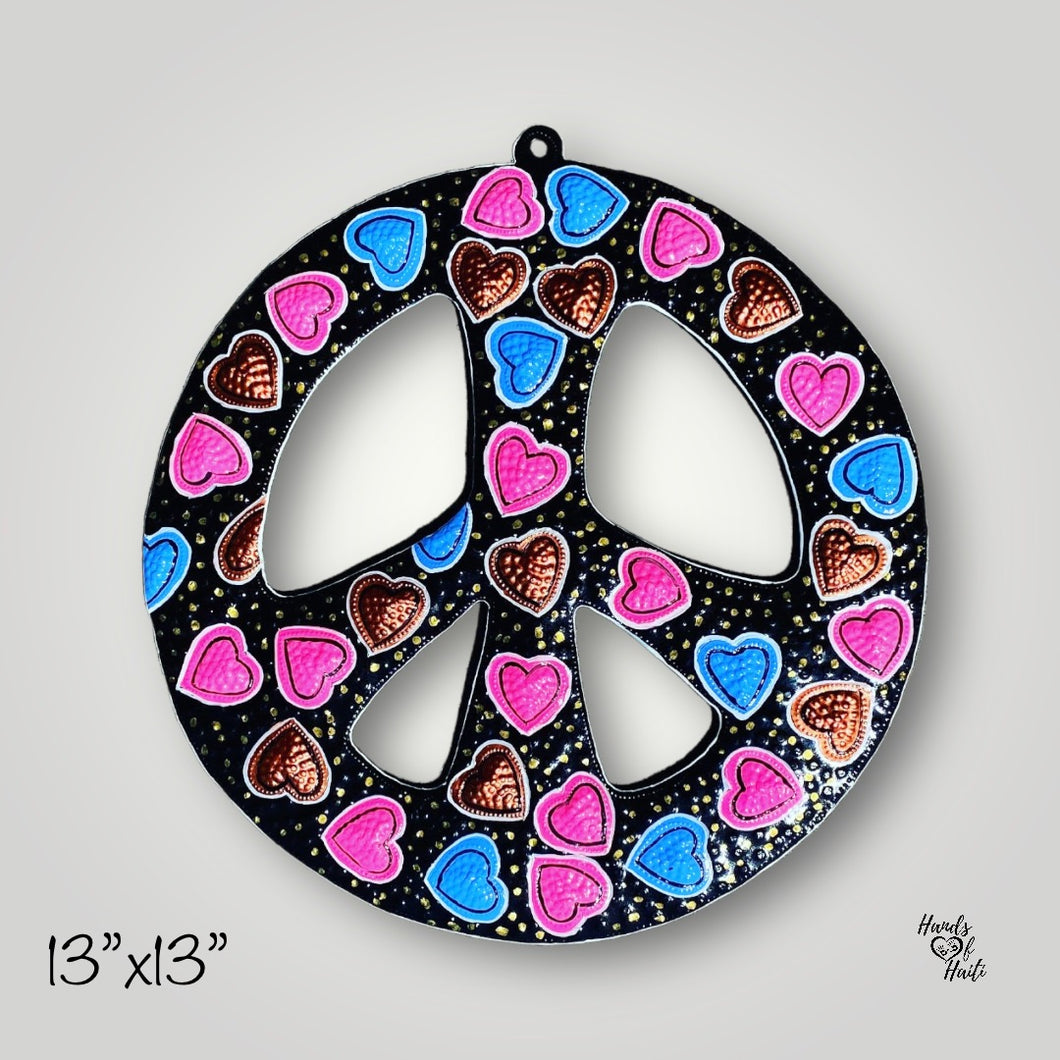 Love and Peace Sign - Painted