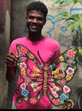 Load image into Gallery viewer, Butterfly With Flowers 3-D Wings