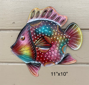 Red Multi Colored Fish