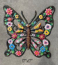 Load image into Gallery viewer, Butterfly With Flowers 3-D Wings