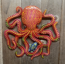 Load image into Gallery viewer, Colorful Octopus - Red