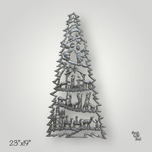 Load image into Gallery viewer, Christmas Tree Nativity - 23” Hanging