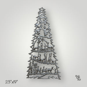 Christmas Tree Nativity - 23” Hanging