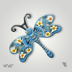 Dragonfly -  Set of (4) Mint, Green, Pink and Blue Color
