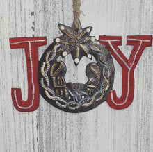 Load image into Gallery viewer, Joy Nativity Painted Ornament
