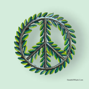 Tree Peace Sign - Painted