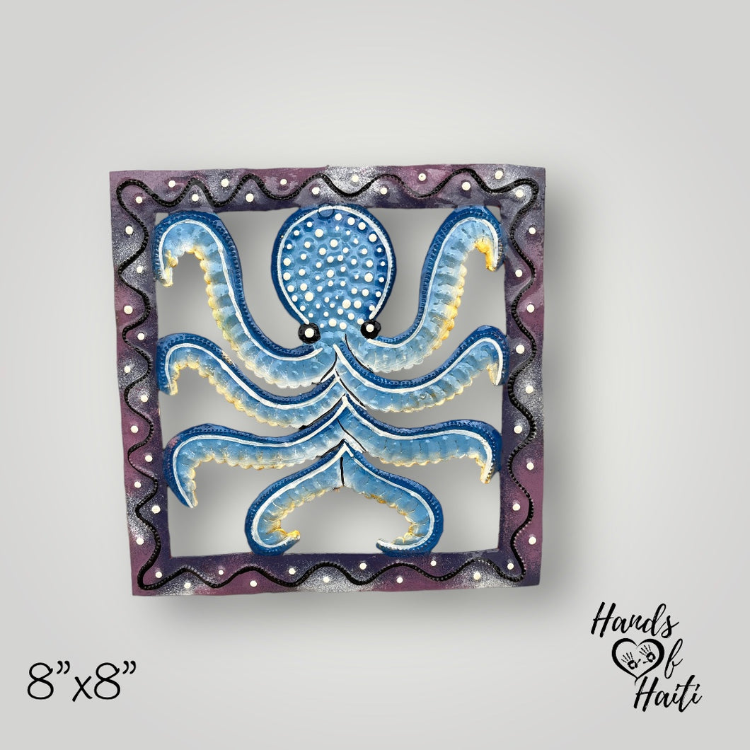 Octopus Square - Painted