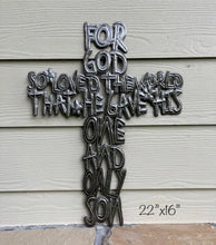 Load image into Gallery viewer, For God So Loved the World Cross