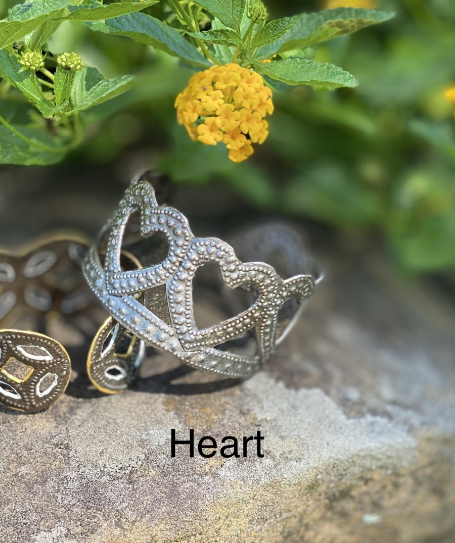 Cuff Bracelet - Hearts