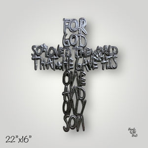 For God So Loved the World Cross