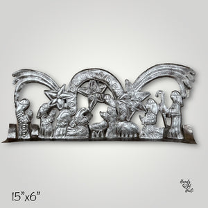 Standing Nativity with Shooting Stars