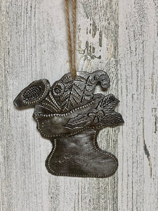 Santa Stocking Ornament