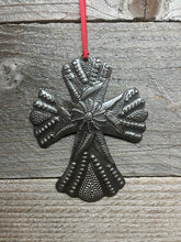 Load image into Gallery viewer, Cross Ornament - Sunflower
