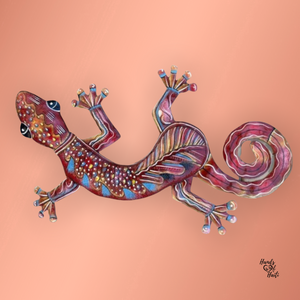 Red 18” Medium Gecko