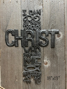 I Can Do All Things Through Christ Cross
